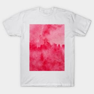 pink watercolor gradient design T-Shirt